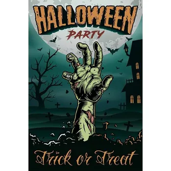 Obraz Cedule Halloween Party 5