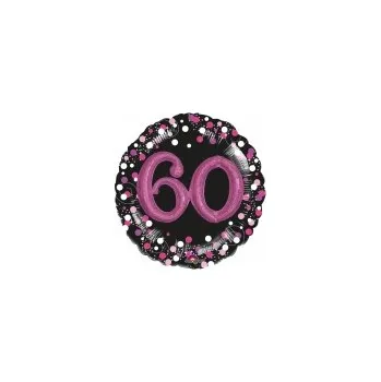 Balónek Fóliový balónek Amscan 60. narozeniny 81 cm