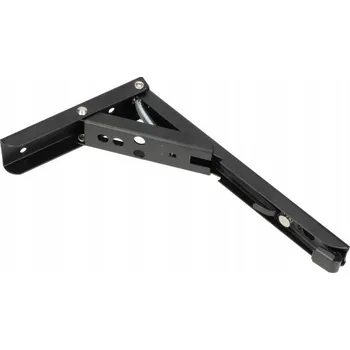 Úhloměr Skládací úhelník 200x1,4 mm černý matný