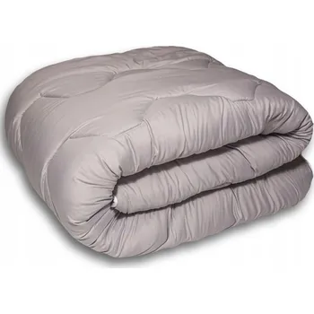 přikrývka ŠEDÁ PŘIKRÝVKA 200x220 CELOROČNÍ ANTI-ALERGICKÁ NADÝCHANÁ