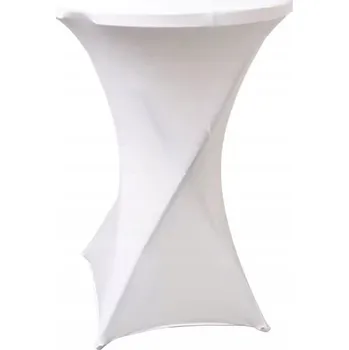 Prostěradlo Potah na koktejlový stůl 80x110 cm bílý