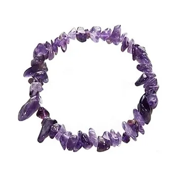 Náramek Sekaný náramek z ametystu – energie klidu a ochrany