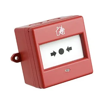 Hlásič požáru Červené venkovní požární tlačítko s NO / NC výstupem