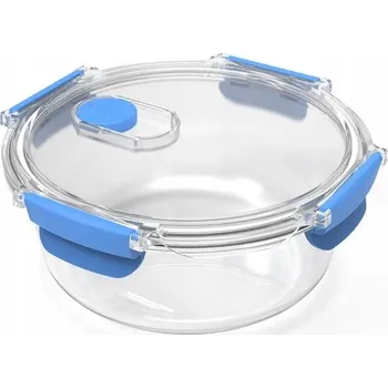 Dóza na potraviny Skleněná dóza s víkem na potraviny velká svačinová dóza lunch box PF-931 1300 ml hnědá