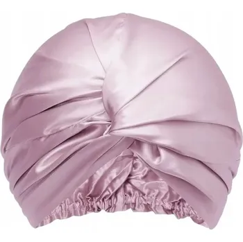 Čepice HEDVÁBNÝ TURBAN NA VLASY ČEPICE 100% PŘÍRODNÍ MORUŠOVÉ HEDVÁBÍ STARORŮŽOVÁ