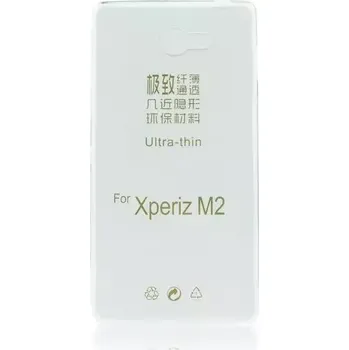Pouzdro na mobilní telefon Silikonové pouzdro Sony Xperia M2 transparentní