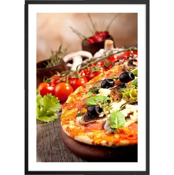 Obraz Plakát v černém rámu do obýváku, ložnice 50x70 gastronomie obraz