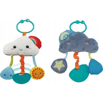 SMILY PLAY Závěska obláček kousátko chrastítko 2v1