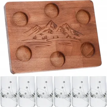 Sklenice Skleničky na likér, sklenice na vodku , koktejlové skleničky , Celebration poháry 30538 bezbarvé 30ml 6 ks