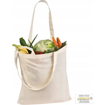 Nákupní taška Látková taška 41 x 37 cm béžová