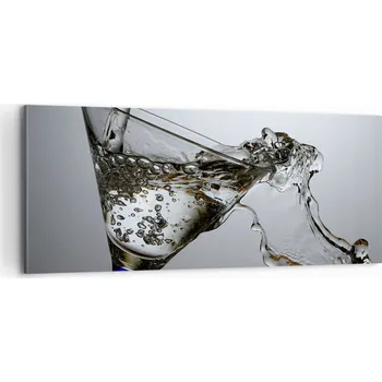 Obraz Foto obraz na plátně 100x40 sklenice obývák ložnice na zeď velký