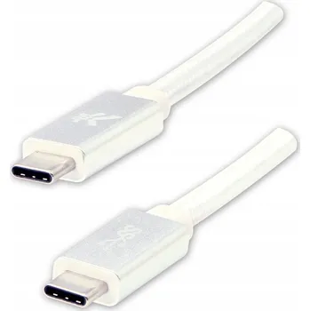 Datový kabel USB kabel Logo USB-C USB-C 1 m Bílý