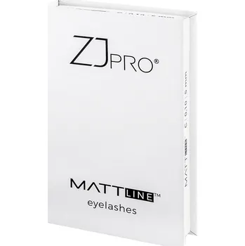 Umělé řasy Řasy na prodlužování ZJPro MATTline C 0,07 7 mm černé