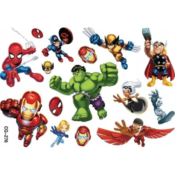 Odstranitelné tetování Smyvatelné tetování pro děti AVENGERS CG276