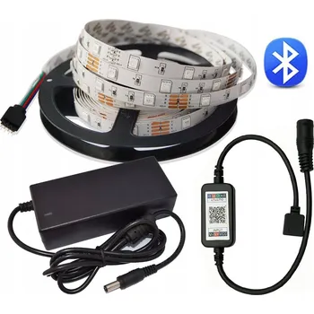 LED páska SADA LED RGB pásek 5m s Bluetooth ovládáním