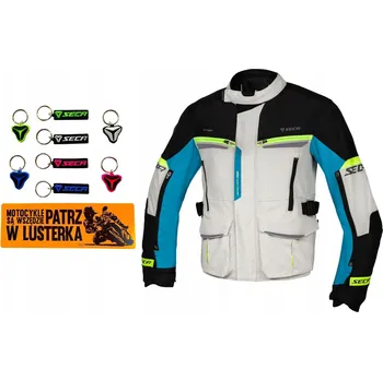 Moto bunda Turistická bunda SECA Compass Blue, velikost S