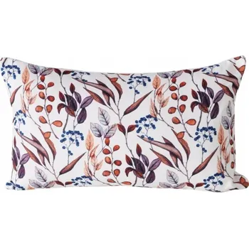 Polštář POLŠTÁŘ S BAREVNÝM ROSTLINNÝM VZOREM BRINJA 50 X 30 CM