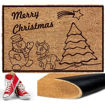 Rohožka VSTUPNÍ ROHOŽKA PŘED DVEŘE SILNÁ 40x60 CM