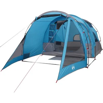 Stan OMAXI Kempingový stan tunel pro 4 osoby modrý nepromokavý 447783