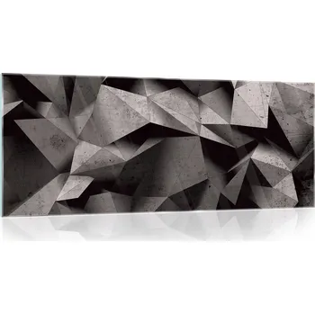 Obraz Skleněný obraz na skle ABSTRAKCE LOFT VELKÝ 125x50