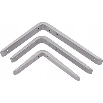 Úhloměr Úhelník pod polici zesílený 190x250 podpěra