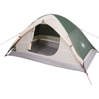 Stan OMAXI Kempingový stan kopule pro 4 osoby zelený nepromokavý 446809