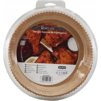 Obraz Pečicí papír Nice Life 20 cm x 22,5 cm hnědý