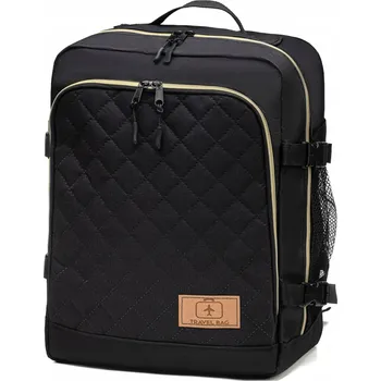 Taška do letadla jako příruční zavazadlo 40x25x20 Batoh Příruční zavazadlo Ryanair Černá