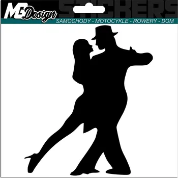 Samolepicí dekorace na vozidlo SAMOLEPKA na auto TANEC TANČÍCÍ TANEČNÍK 13x15