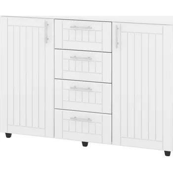 Komoda Slevadoma Komoda K-4+2 MDF Barva: Bílá