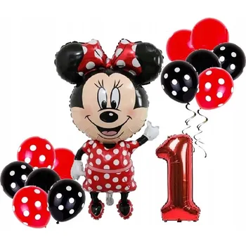 Balónek BALÓNKY sada ROCEK 1. narozeniny MYŠKA MINI