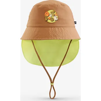 Klobouk QUECHUA Dětský turistický klobouk s UV ochranou MH 500 XS 50-53cm KAŠTANOVÁ|ŽLUTÁ