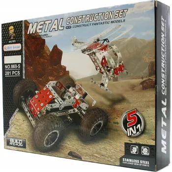 ostatní stavebnice STAVEBNICE 5v1 DIY MALÝ KONSTRUKTÉR Auto Letadlo