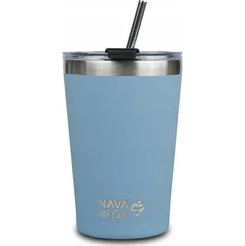 Termohrnek Termohrnek NAVA STRAW 450 ml modrý We Care