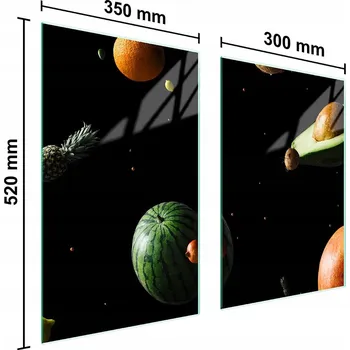 Kuchyňské prkénko Krájecí deska TMK ArtDeko sklo 2 ks