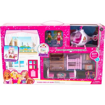 Doplněk pro panenku Domeček pro panenky Midex DOMEČEK PRO PANENKY 29 cm