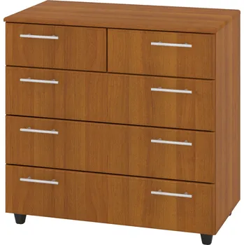 Komoda Slevadoma Komoda K-3+2 MDF Barva: ořech - světlý