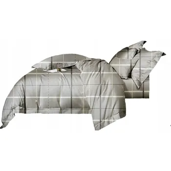 Povlečení POVLEČENÍ 160X200 BAVLNA SATÉN + 2 POVLAKY NA POLŠTÁŘE 70X80 KWIATY SADA POVLEČENÍ