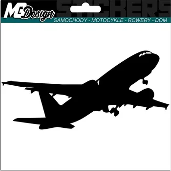 Samolepicí dekorace na vozidlo SAMOLEPKA na auto LETADLO AIRPLANE 7x15