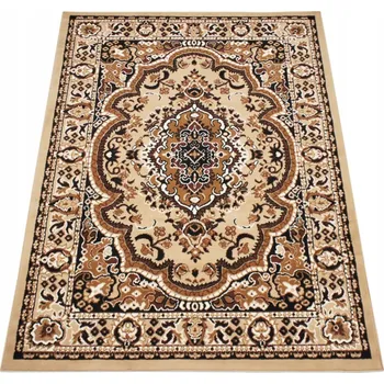 Koberec KOBEREC TURECKÝ KLASICKÝ BÉŽOVÝ TURECKÉ KOBERCE DO OBÝVACÍHO POKOJE BCF 60x100