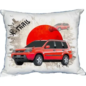 Povlak na dekorativní polštářek Polštářek s osobním autem Nissan X-Trail 2002 (Polštářek s osobním autem )