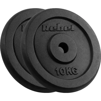 Sada litinových Závaží 2x10kg, otvor 20kg, deska REBEL 31mm
