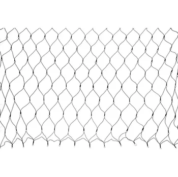 Vánoční světelná dekorace Reťaz MagicHome Vianoce Netled, 160 LED studená biela, MULTI CONNECT, jednoduché svietenie, čierny k