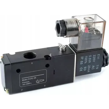 Ventil Pneumatický elektromagnetický ventil 3/2 1/4" NC 220VAC