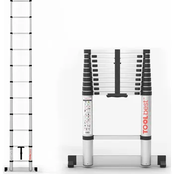 Žebřík Žebřík TOOLBEST hliníkový 3,20 m 11 příček 150 kg