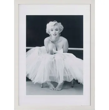 Obraz Rám 30x30 cm bílý dřevěný - Foto rámeček na fotografie, plakáty 30x30 cm