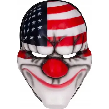 Karnevalová maska Plastová maska na obličej, vícebarevná