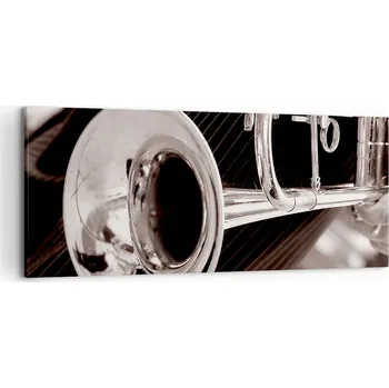 Obraz Obraz na plátně do obýváku, ložnice 120x50 hudba foto obrazy na zeď