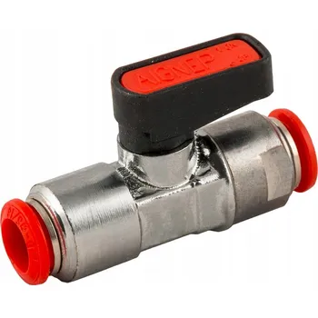 Ventil Kulový kohout 6 mm pro hadici, na vzduch, vodu, olej, uzavírací