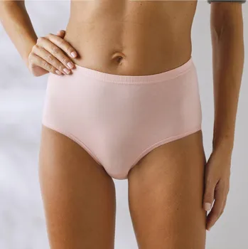 Kalhotky Sada 7 bavlněných kalhotek maxi s vysokým pasem, v tělové barvě sada syté barvy 38/40